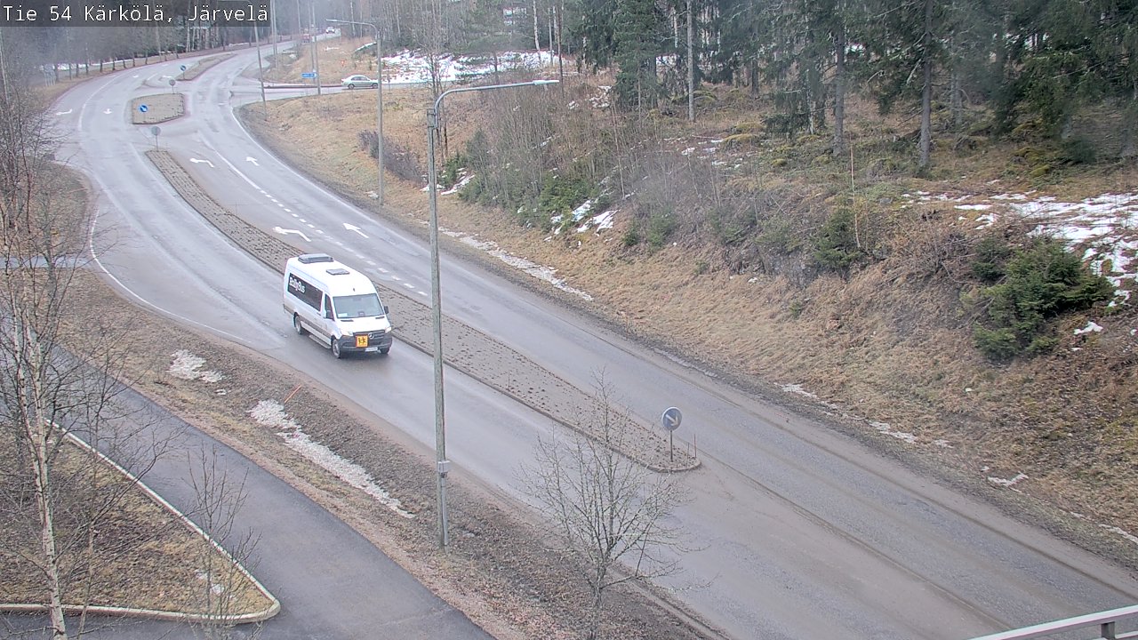 Weather Camera Image Väg 54 Kärkölä, Järvelä, Kärkölä, Päijät-Häme