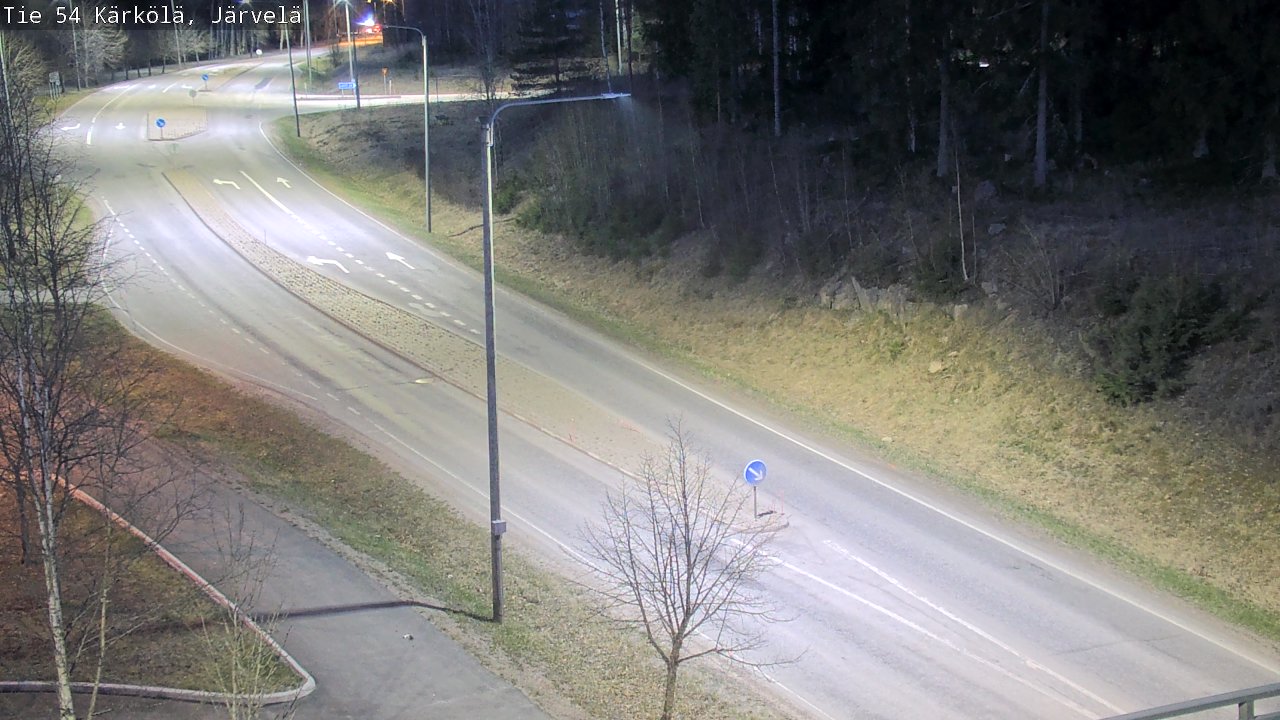 Weather Camera Image Väg 54 Kärkölä, Järvelä, Kärkölä, Päijät-Häme