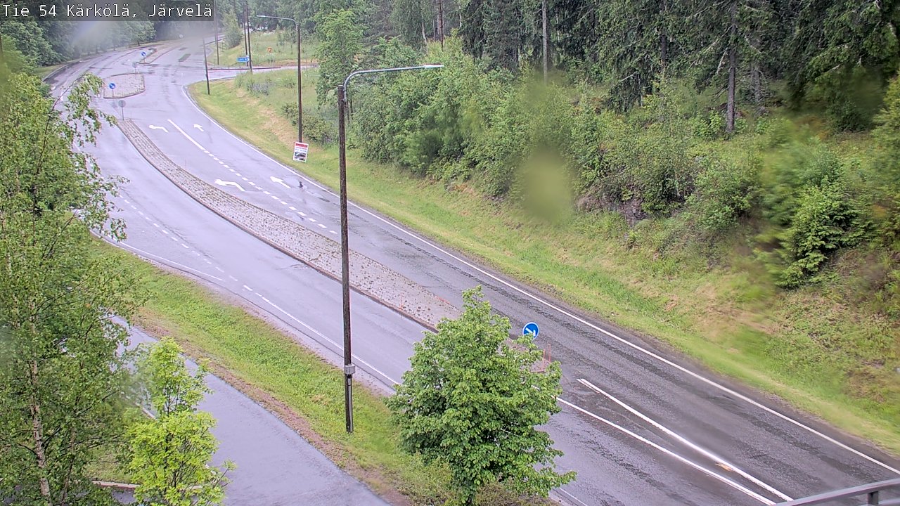 Weather Camera Image Väg 54 Kärkölä, Järvelä, Kärkölä, Päijät-Häme