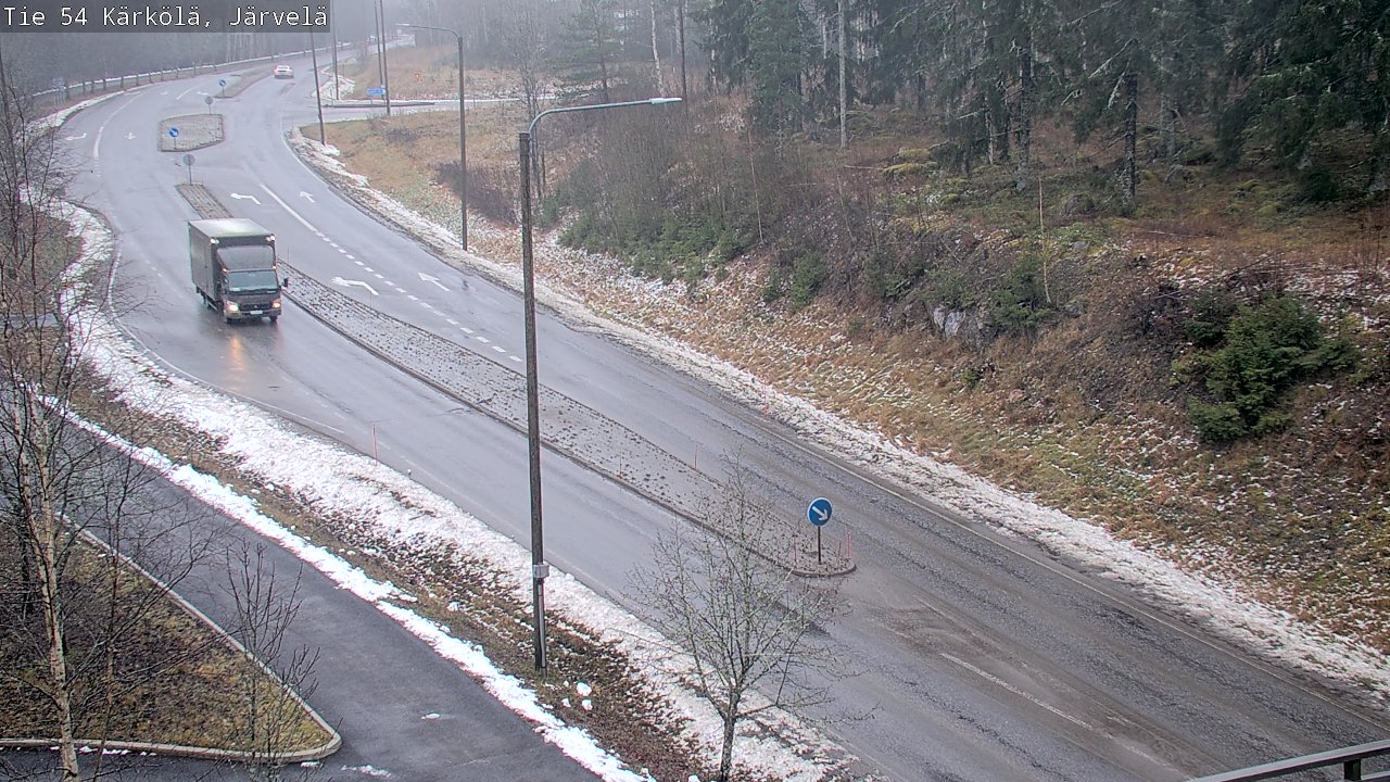 Weather Camera Image Väg 54 Kärkölä, Järvelä, Kärkölä, Päijät-Häme