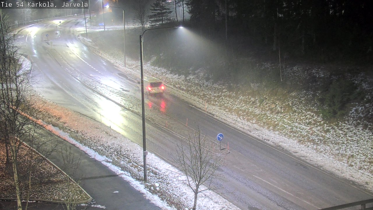 Weather Camera Image Väg 54 Kärkölä, Järvelä, Kärkölä, Päijät-Häme