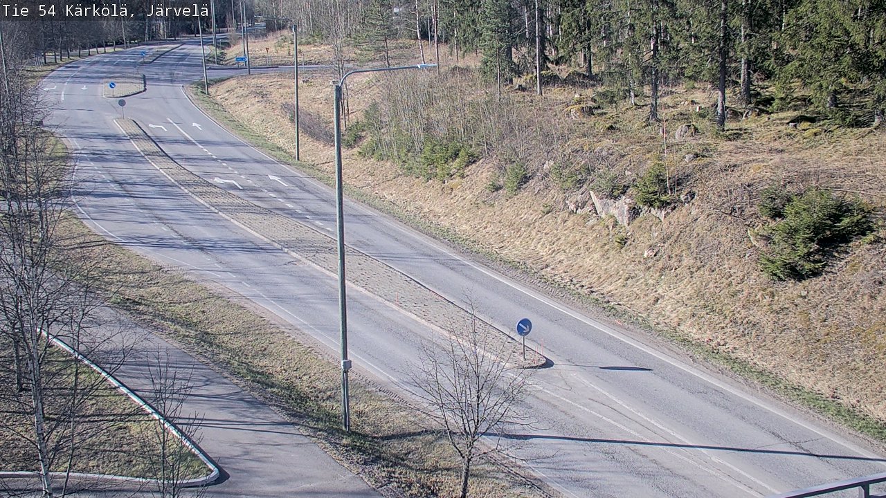 Weather Camera Image Väg 54 Kärkölä, Järvelä, Kärkölä, Päijät-Häme