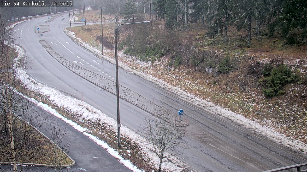 Weather Camera Image Väg 54 Kärkölä, Järvelä, Kärkölä, Päijät-Häme