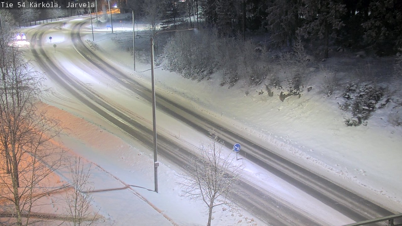 Weather Camera Image Väg 54 Kärkölä, Järvelä, Kärkölä, Päijät-Häme