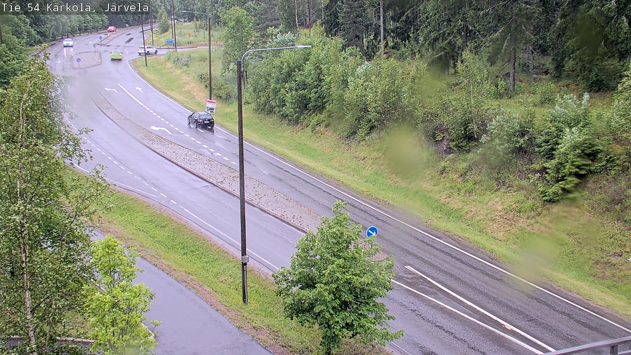 Weather Camera Image Väg 54 Kärkölä, Järvelä, Kärkölä, Päijät-Häme