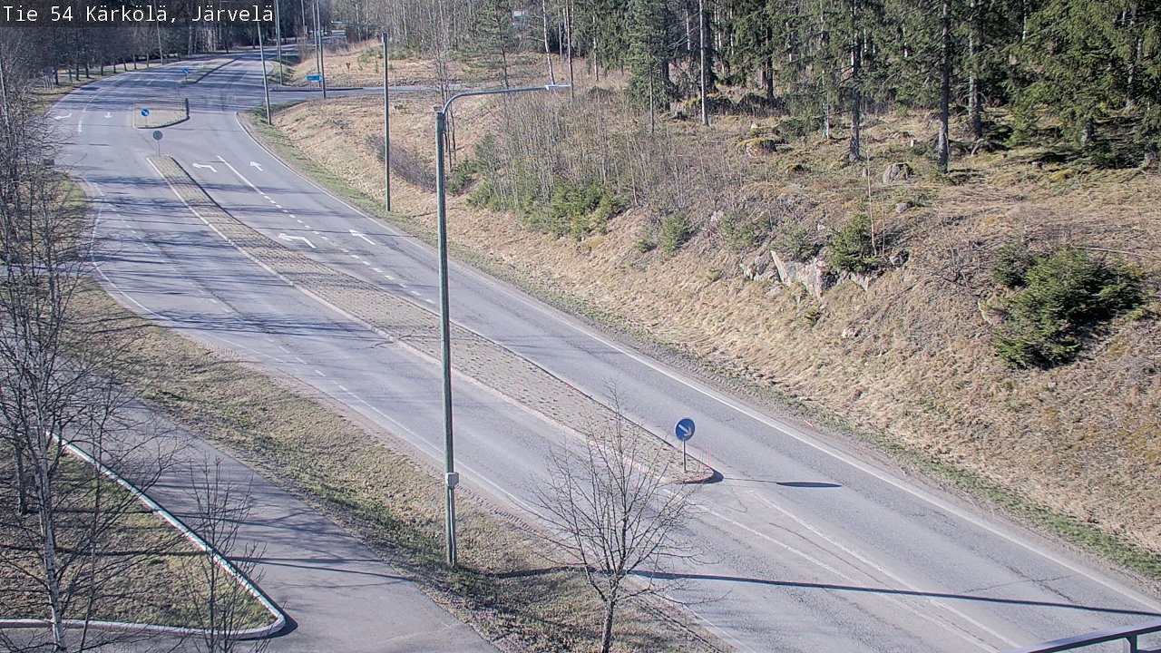 Weather Camera Image Väg 54 Kärkölä, Järvelä, Kärkölä, Päijät-Häme