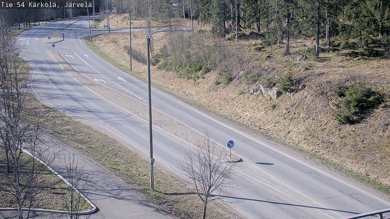Weather Camera Image Väg 54 Kärkölä, Järvelä, Kärkölä, Päijät-Häme