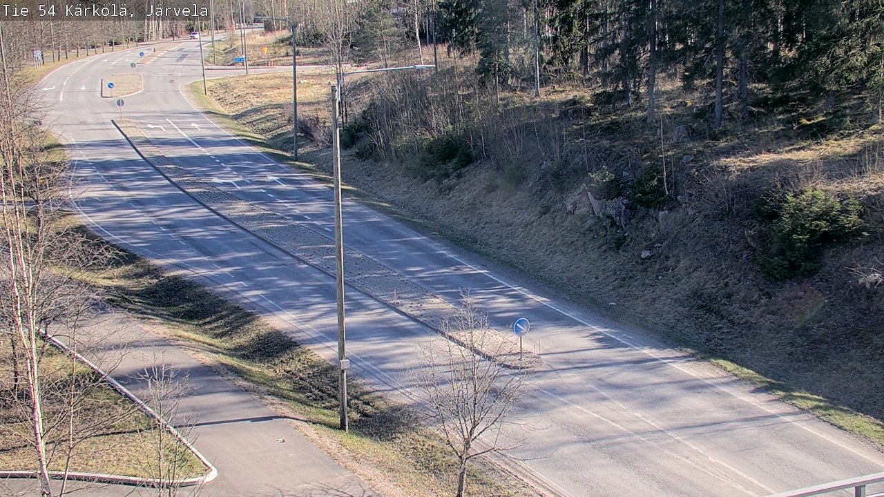 Weather Camera Image Väg 54 Kärkölä, Järvelä, Kärkölä, Päijät-Häme