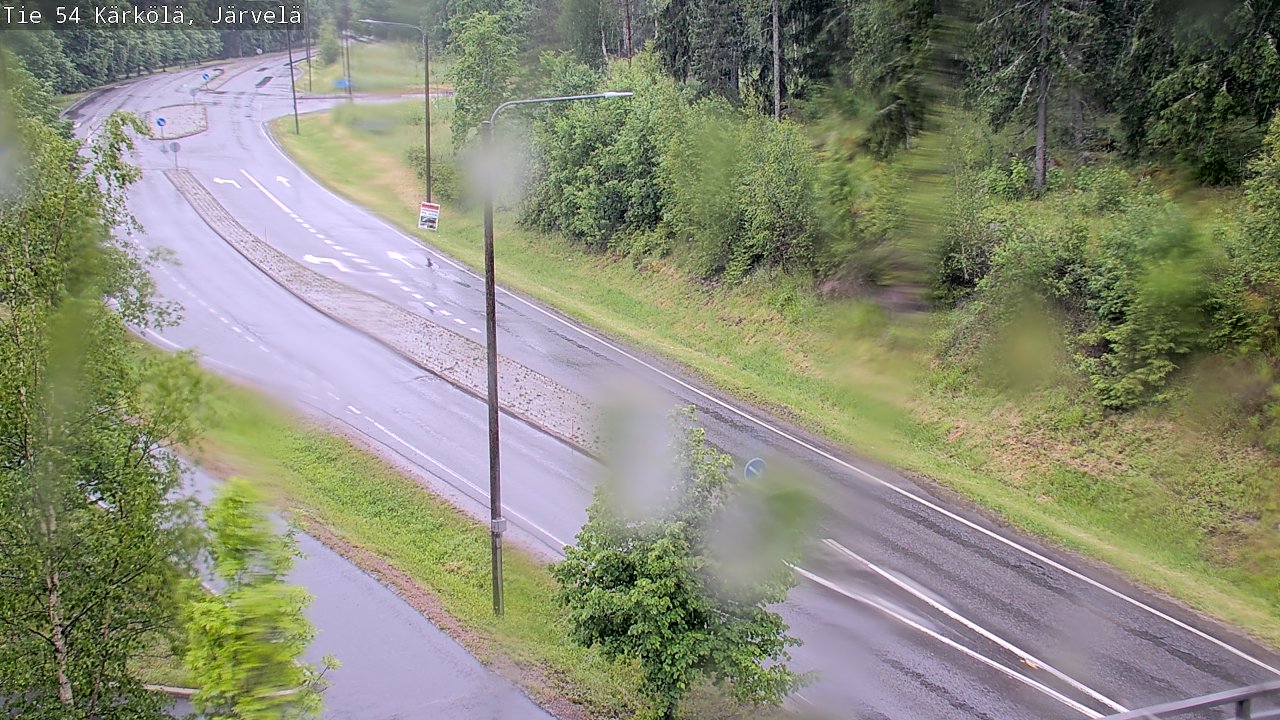 Weather Camera Image Väg 54 Kärkölä, Järvelä, Kärkölä, Päijät-Häme