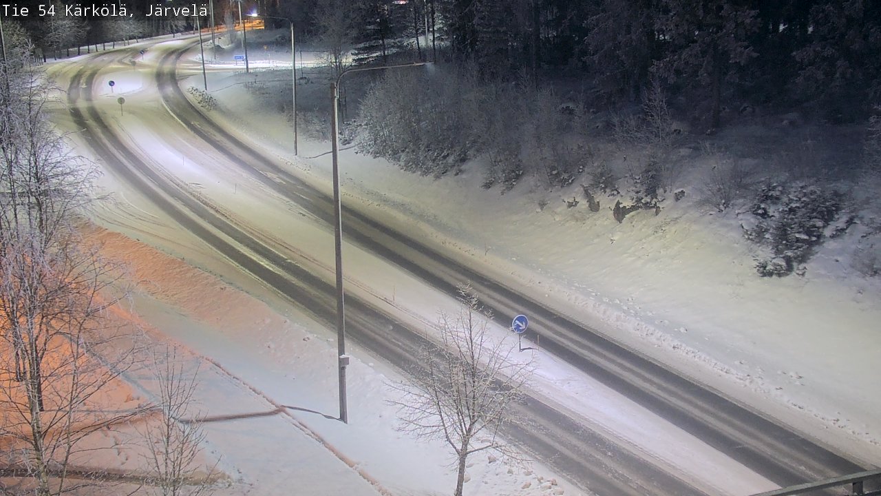 Weather Camera Image Väg 54 Kärkölä, Järvelä, Kärkölä, Päijät-Häme