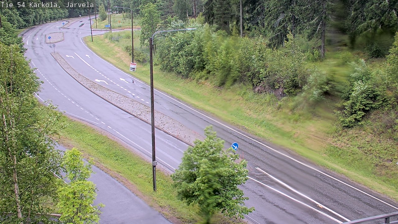 Weather Camera Image Väg 54 Kärkölä, Järvelä, Kärkölä, Päijät-Häme