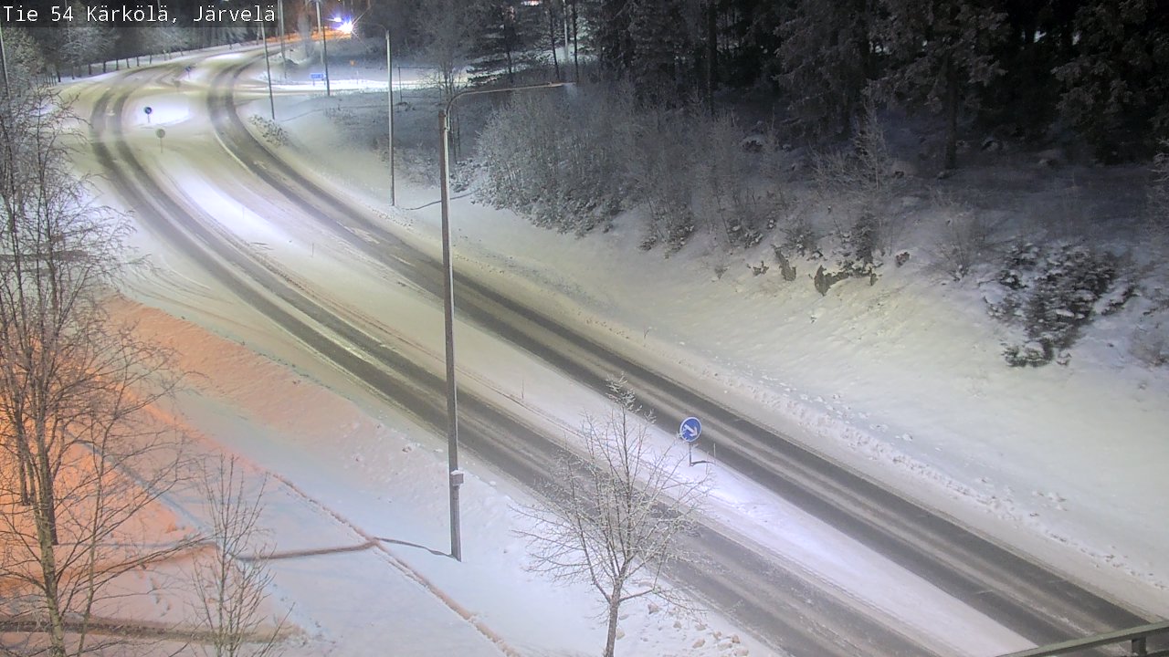Weather Camera Image Väg 54 Kärkölä, Järvelä, Kärkölä, Päijät-Häme