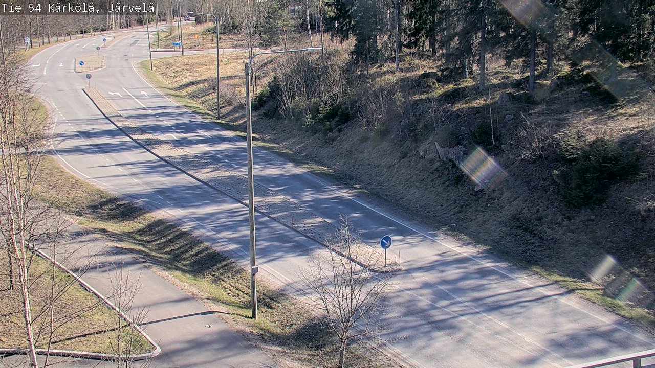 Weather Camera Image Väg 54 Kärkölä, Järvelä, Kärkölä, Päijät-Häme