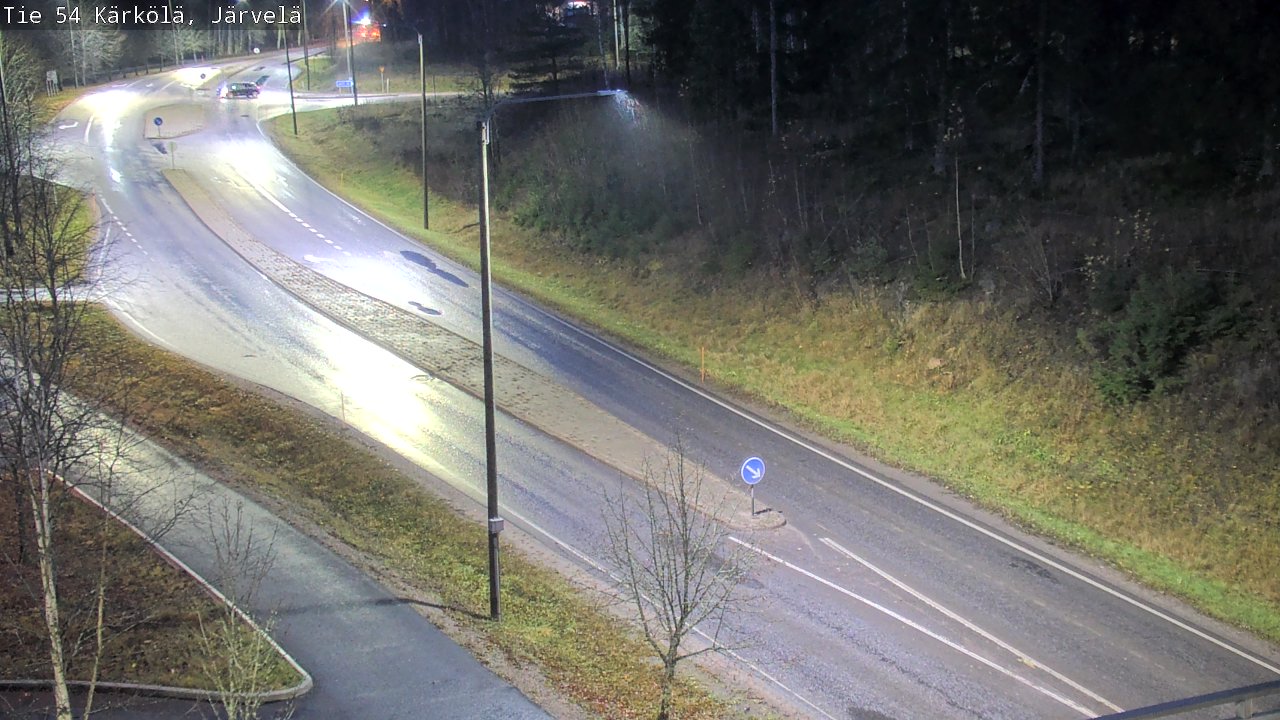 Weather Camera Image Väg 54 Kärkölä, Järvelä, Kärkölä, Päijät-Häme