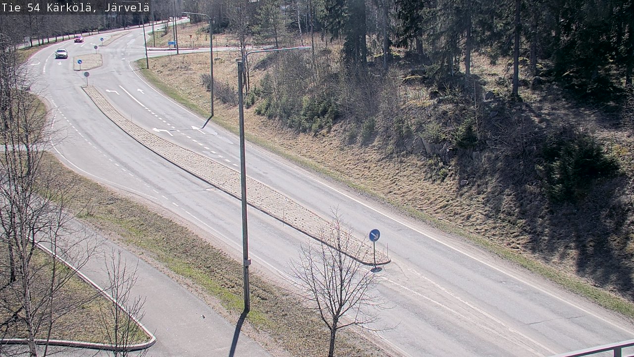 Weather Camera Image Väg 54 Kärkölä, Järvelä, Kärkölä, Päijät-Häme
