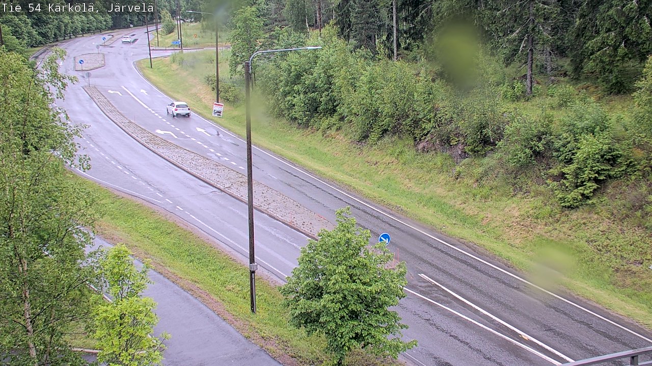 Weather Camera Image Väg 54 Kärkölä, Järvelä, Kärkölä, Päijät-Häme