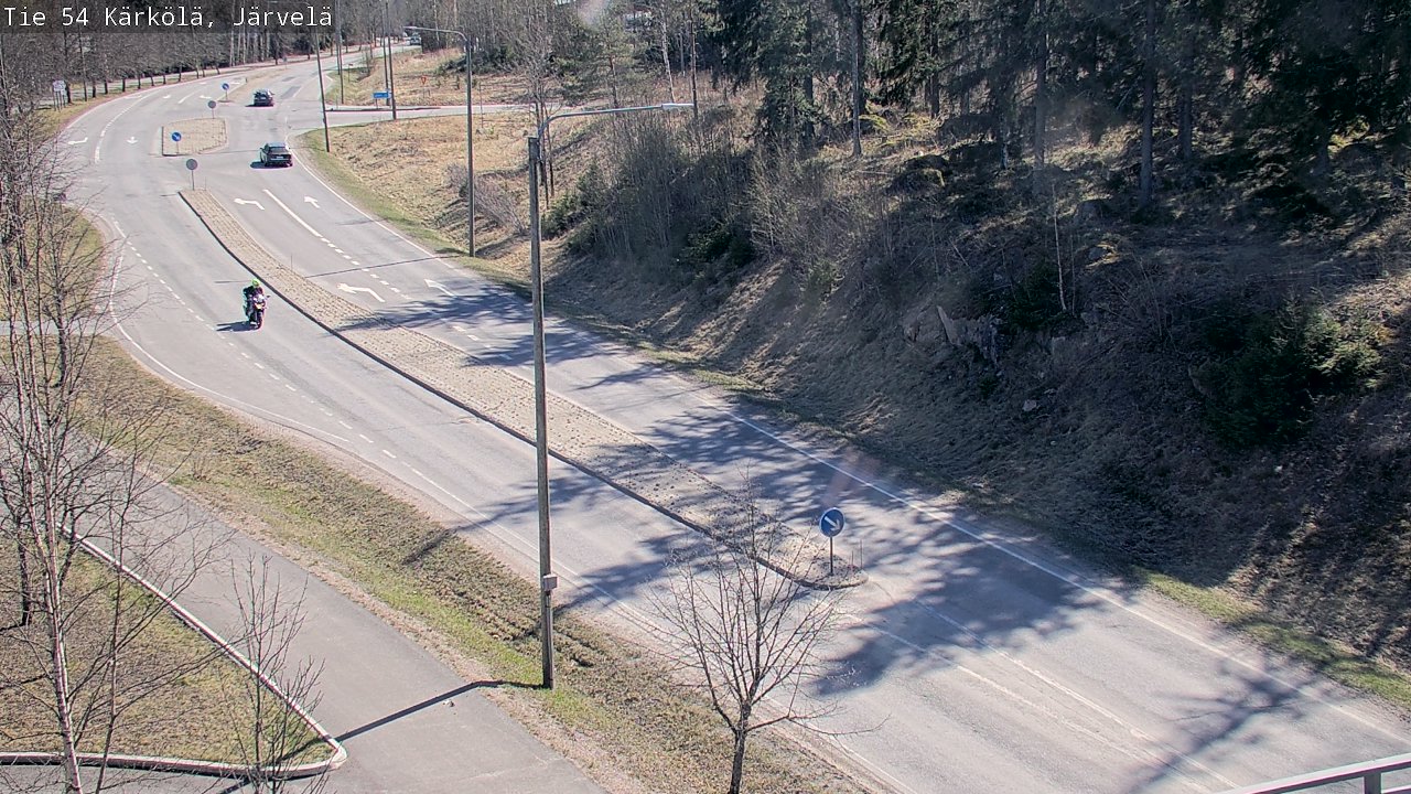 Weather Camera Image Väg 54 Kärkölä, Järvelä, Kärkölä, Päijät-Häme