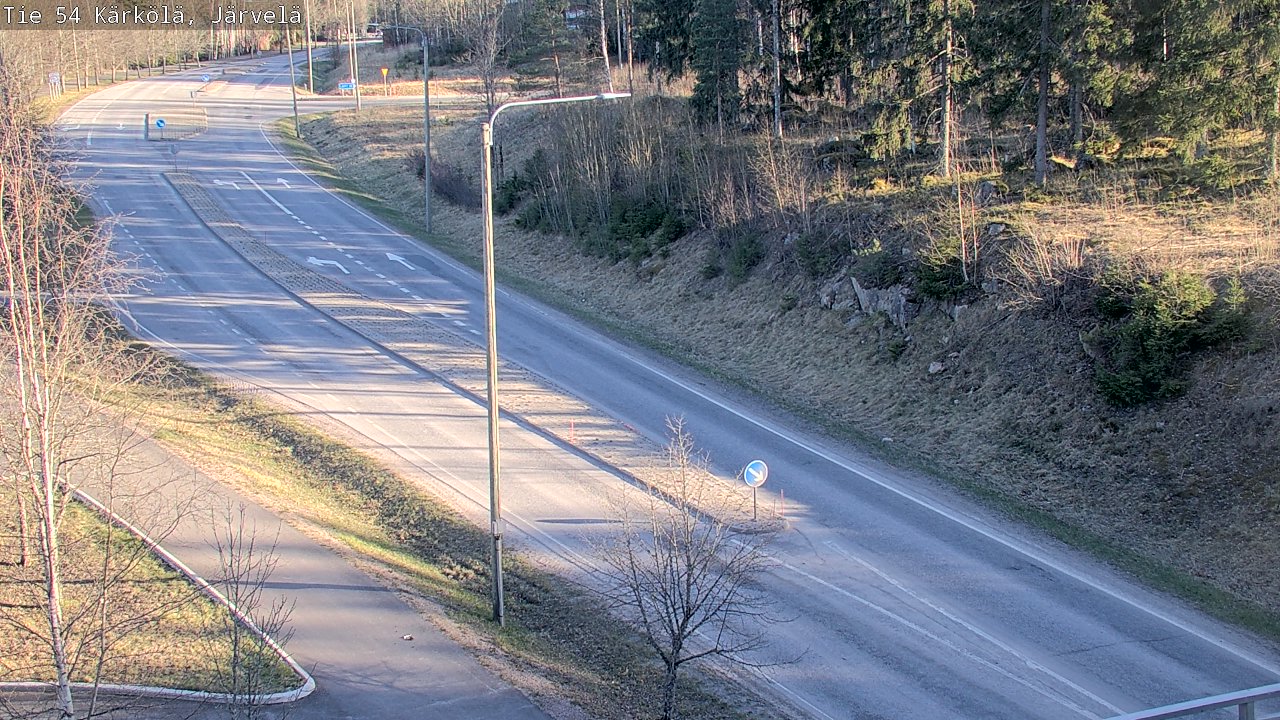 Weather Camera Image Väg 54 Kärkölä, Järvelä, Kärkölä, Päijät-Häme