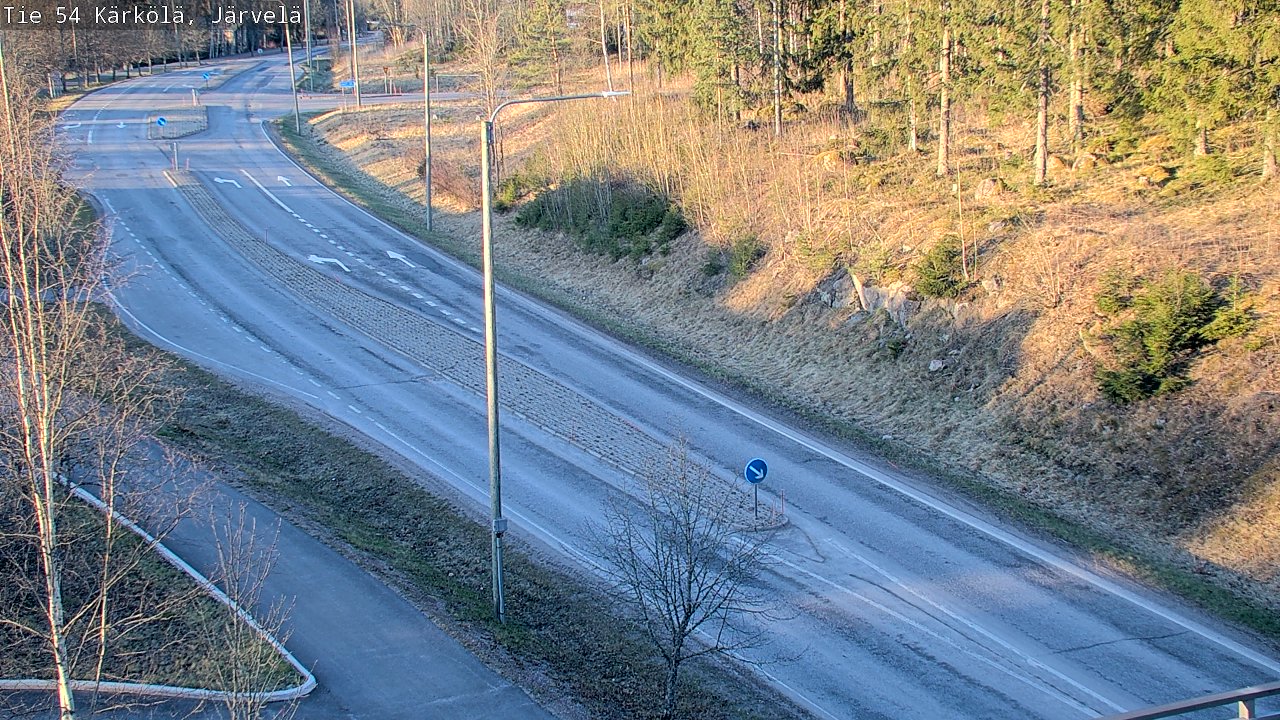 Weather Camera Image Väg 54 Kärkölä, Järvelä, Kärkölä, Päijät-Häme