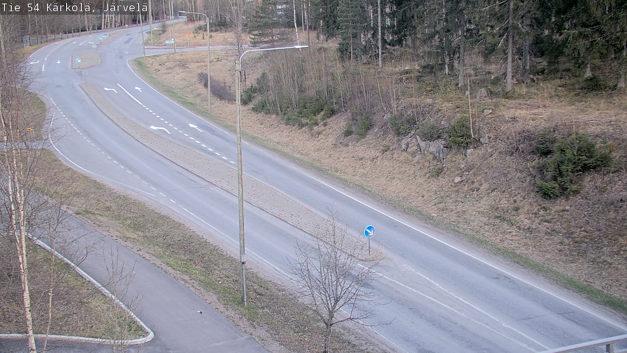 Weather Camera Image Väg 54 Kärkölä, Järvelä, Kärkölä, Päijät-Häme