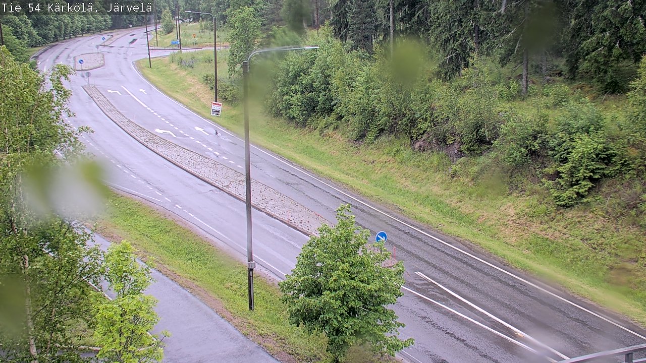Weather Camera Image Väg 54 Kärkölä, Järvelä, Kärkölä, Päijät-Häme