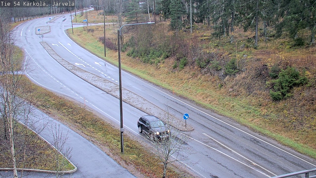 Weather Camera Image Väg 54 Kärkölä, Järvelä, Kärkölä, Päijät-Häme