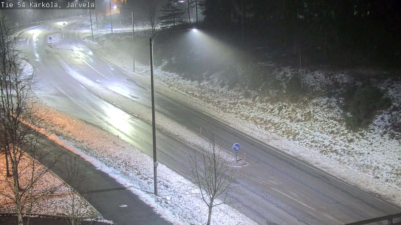 Weather Camera Image Väg 54 Kärkölä, Järvelä, Kärkölä, Päijät-Häme
