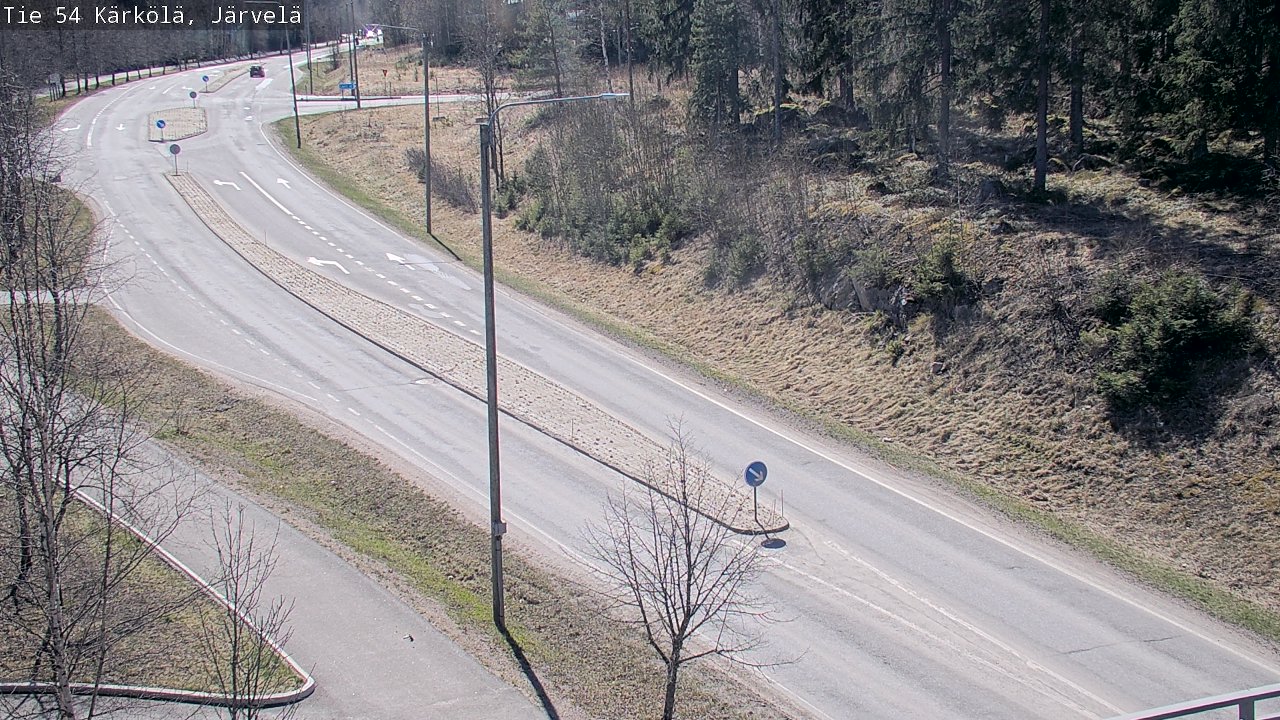 Weather Camera Image Väg 54 Kärkölä, Järvelä, Kärkölä, Päijät-Häme