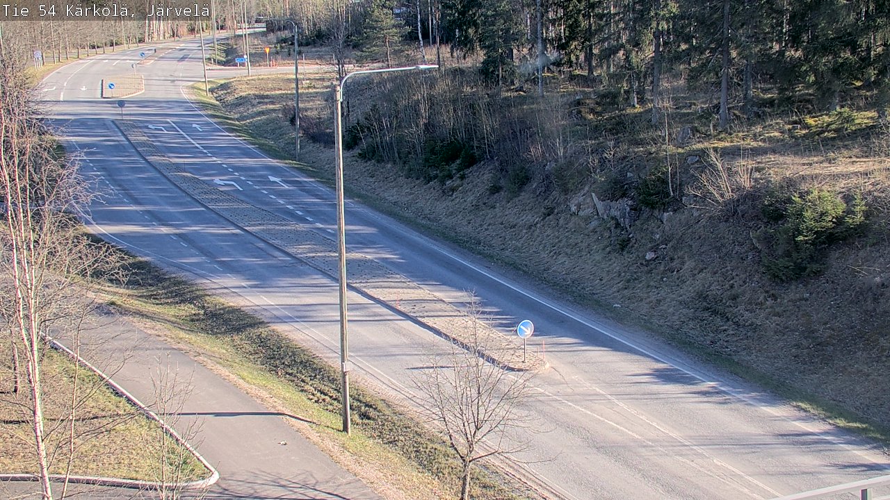 Weather Camera Image Väg 54 Kärkölä, Järvelä, Kärkölä, Päijät-Häme