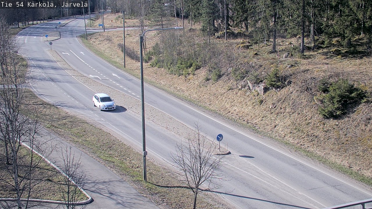 Weather Camera Image Väg 54 Kärkölä, Järvelä, Kärkölä, Päijät-Häme