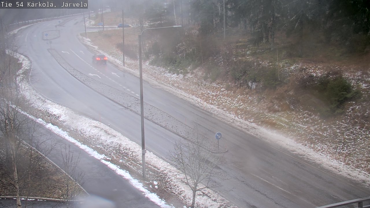 Weather Camera Image Väg 54 Kärkölä, Järvelä, Kärkölä, Päijät-Häme