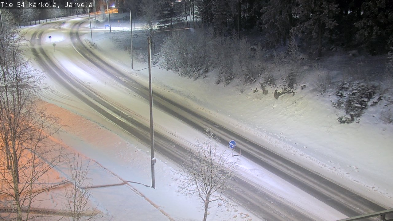 Weather Camera Image Väg 54 Kärkölä, Järvelä, Kärkölä, Päijät-Häme