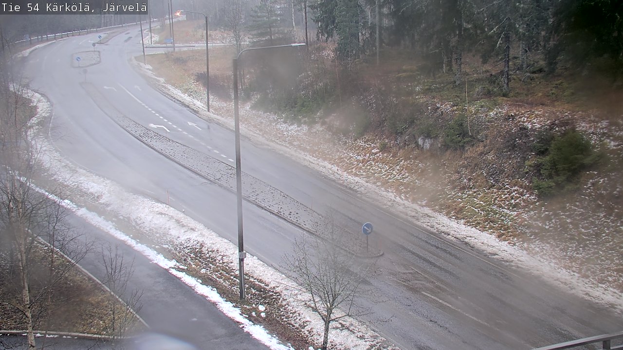 Weather Camera Image Väg 54 Kärkölä, Järvelä, Kärkölä, Päijät-Häme