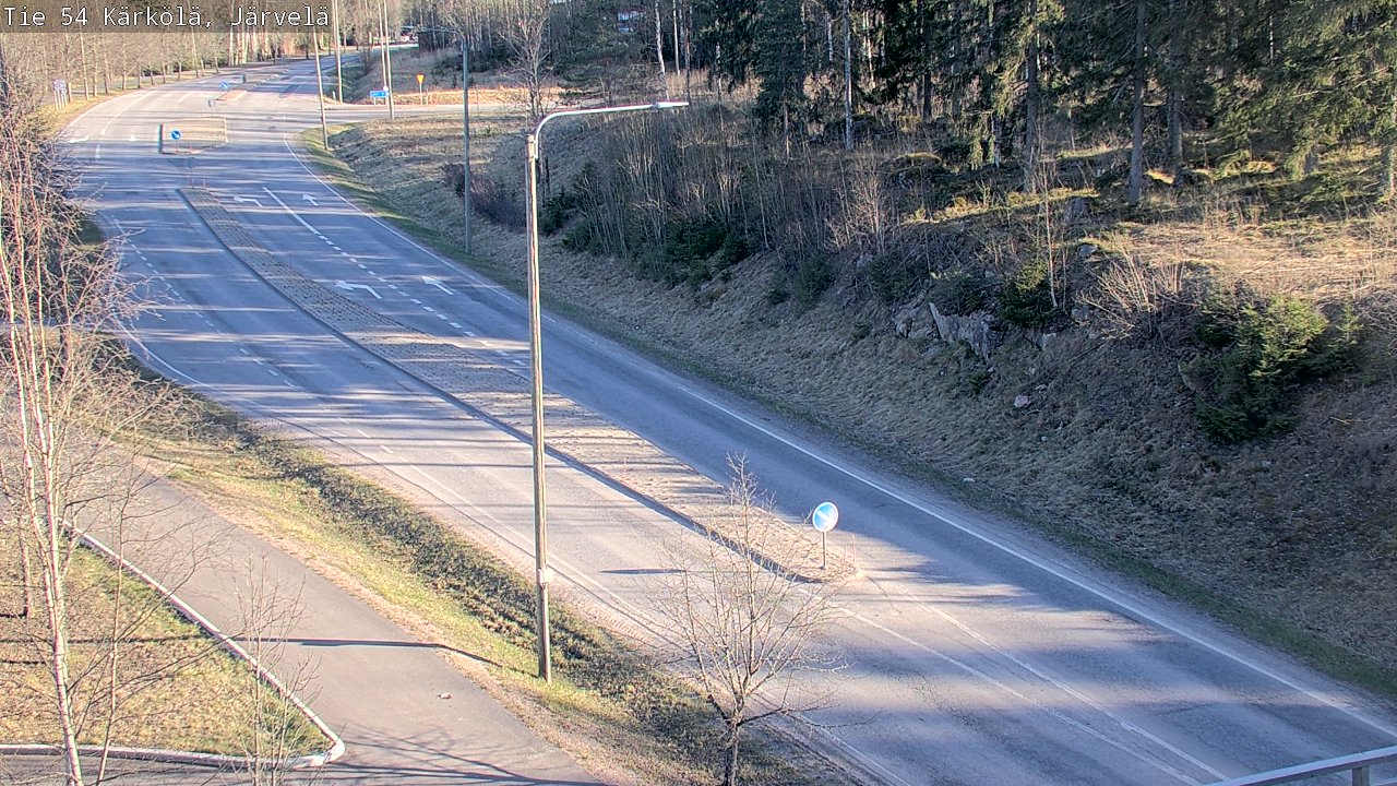 Weather Camera Image Väg 54 Kärkölä, Järvelä, Kärkölä, Päijät-Häme