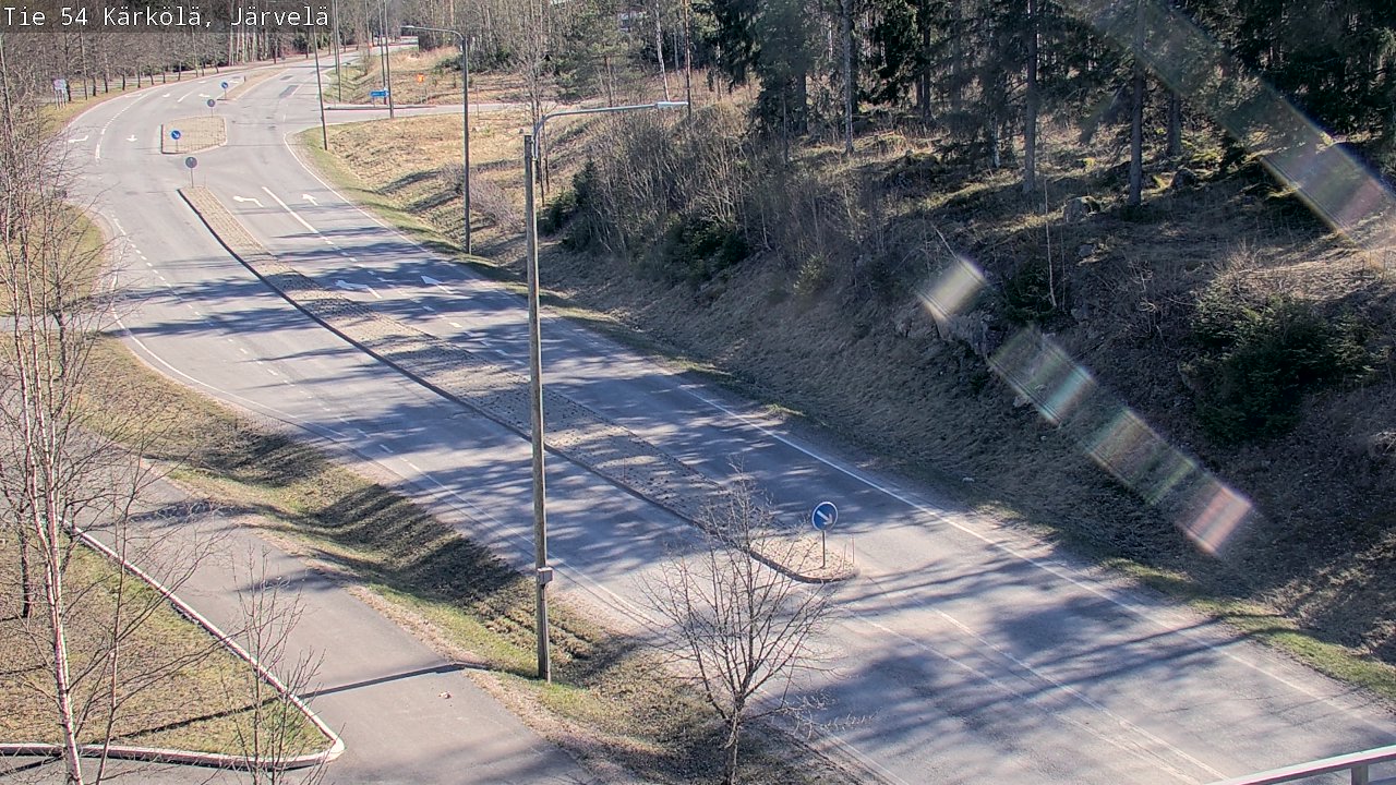 Weather Camera Image Väg 54 Kärkölä, Järvelä, Kärkölä, Päijät-Häme