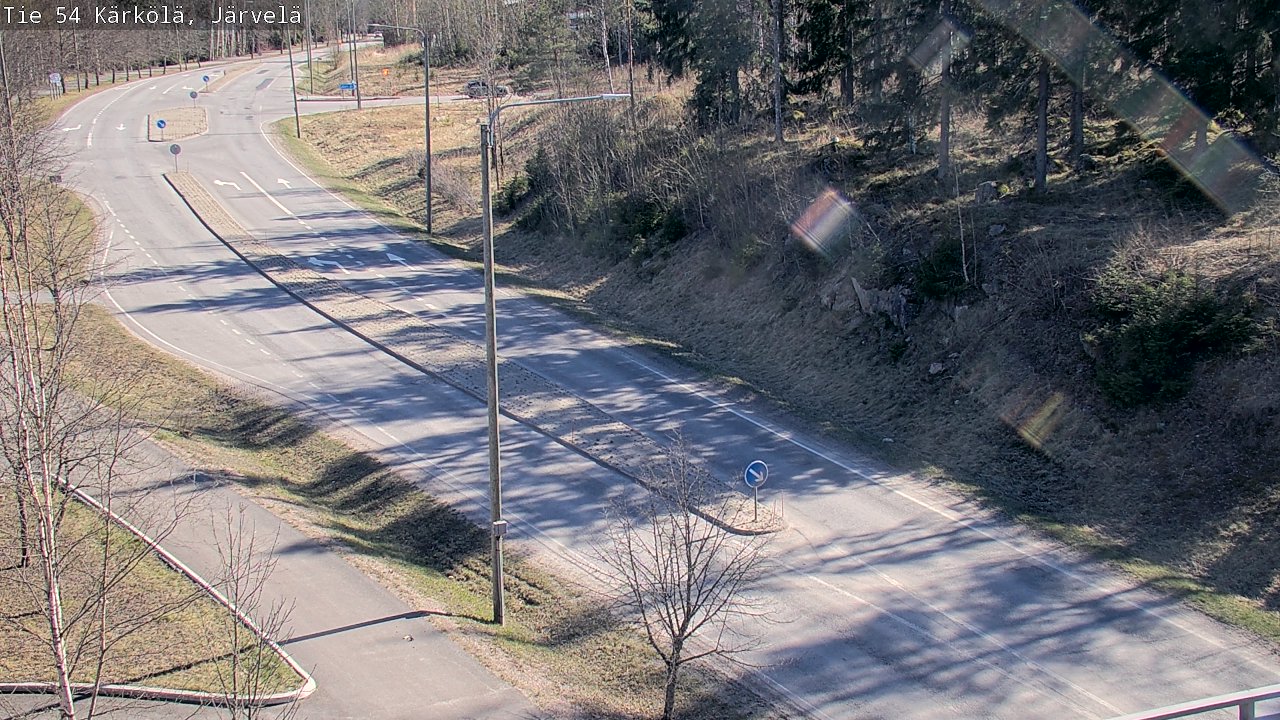 Weather Camera Image Väg 54 Kärkölä, Järvelä, Kärkölä, Päijät-Häme