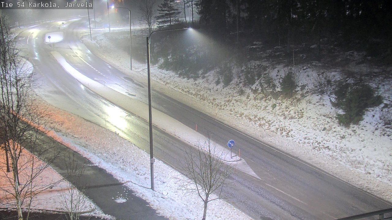 Weather Camera Image Väg 54 Kärkölä, Järvelä, Kärkölä, Päijät-Häme