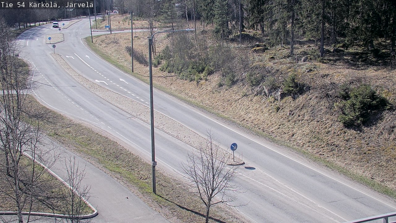 Weather Camera Image Väg 54 Kärkölä, Järvelä, Kärkölä, Päijät-Häme