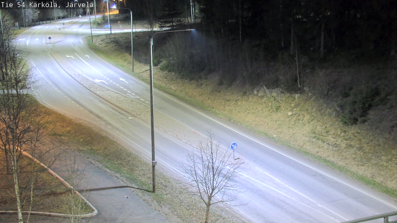 Weather Camera Image Väg 54 Kärkölä, Järvelä, Kärkölä, Päijät-Häme