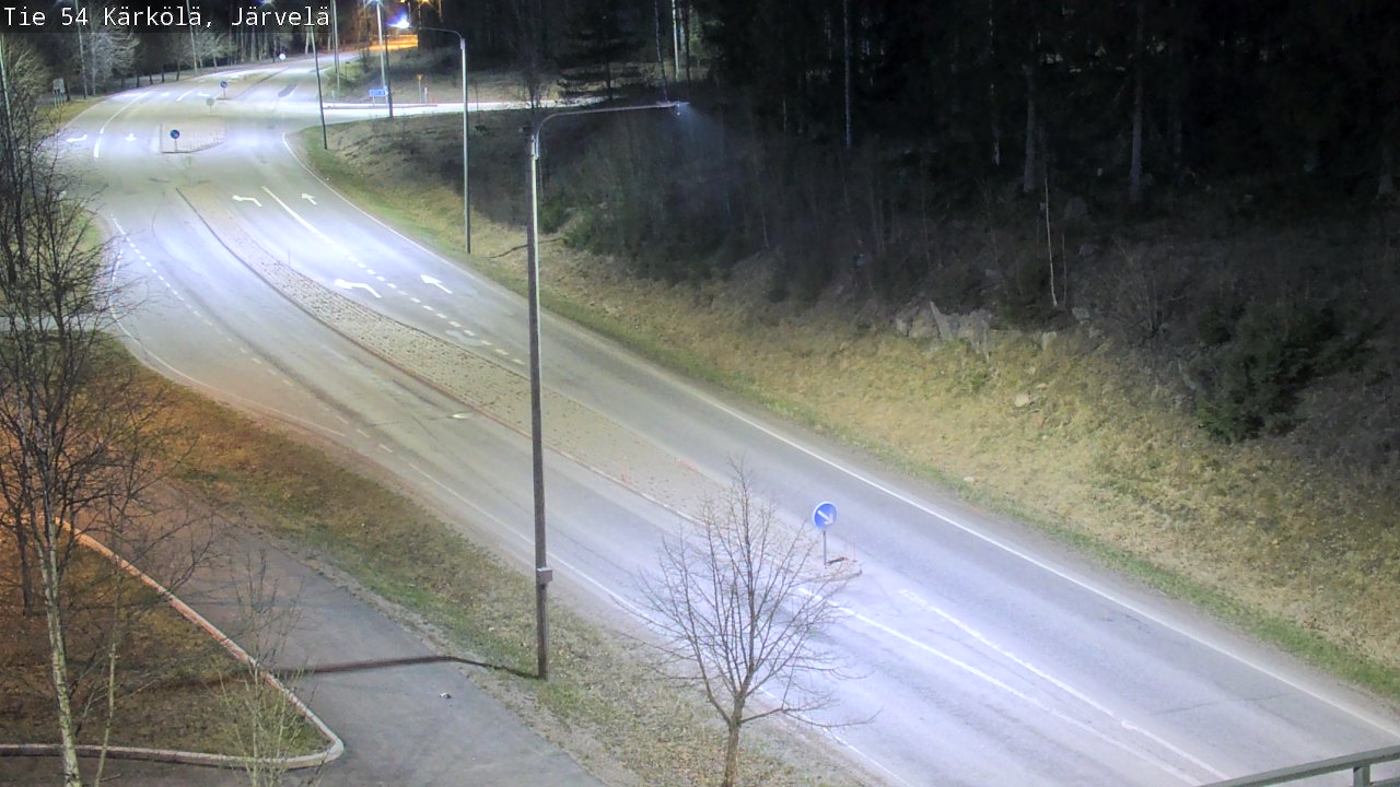 Weather Camera Image Väg 54 Kärkölä, Järvelä, Kärkölä, Päijät-Häme