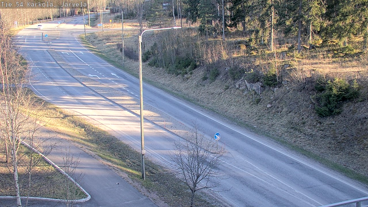 Weather Camera Image Väg 54 Kärkölä, Järvelä, Kärkölä, Päijät-Häme