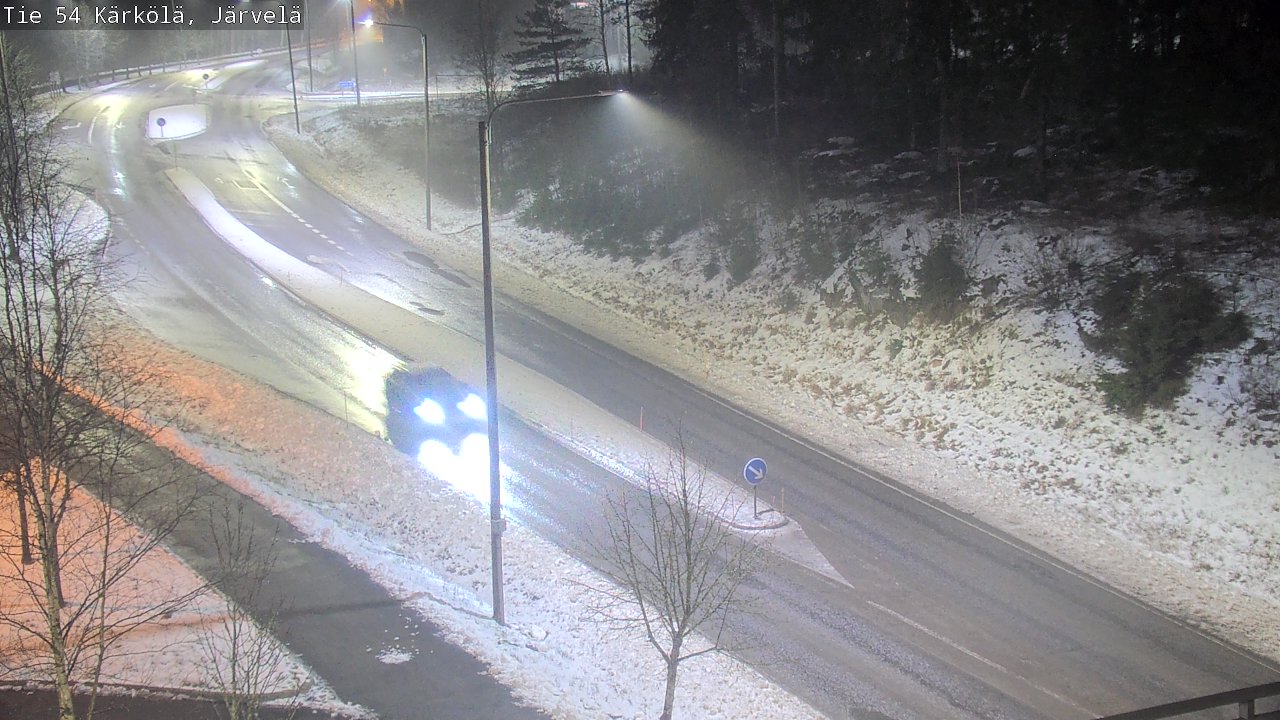 Weather Camera Image Väg 54 Kärkölä, Järvelä, Kärkölä, Päijät-Häme