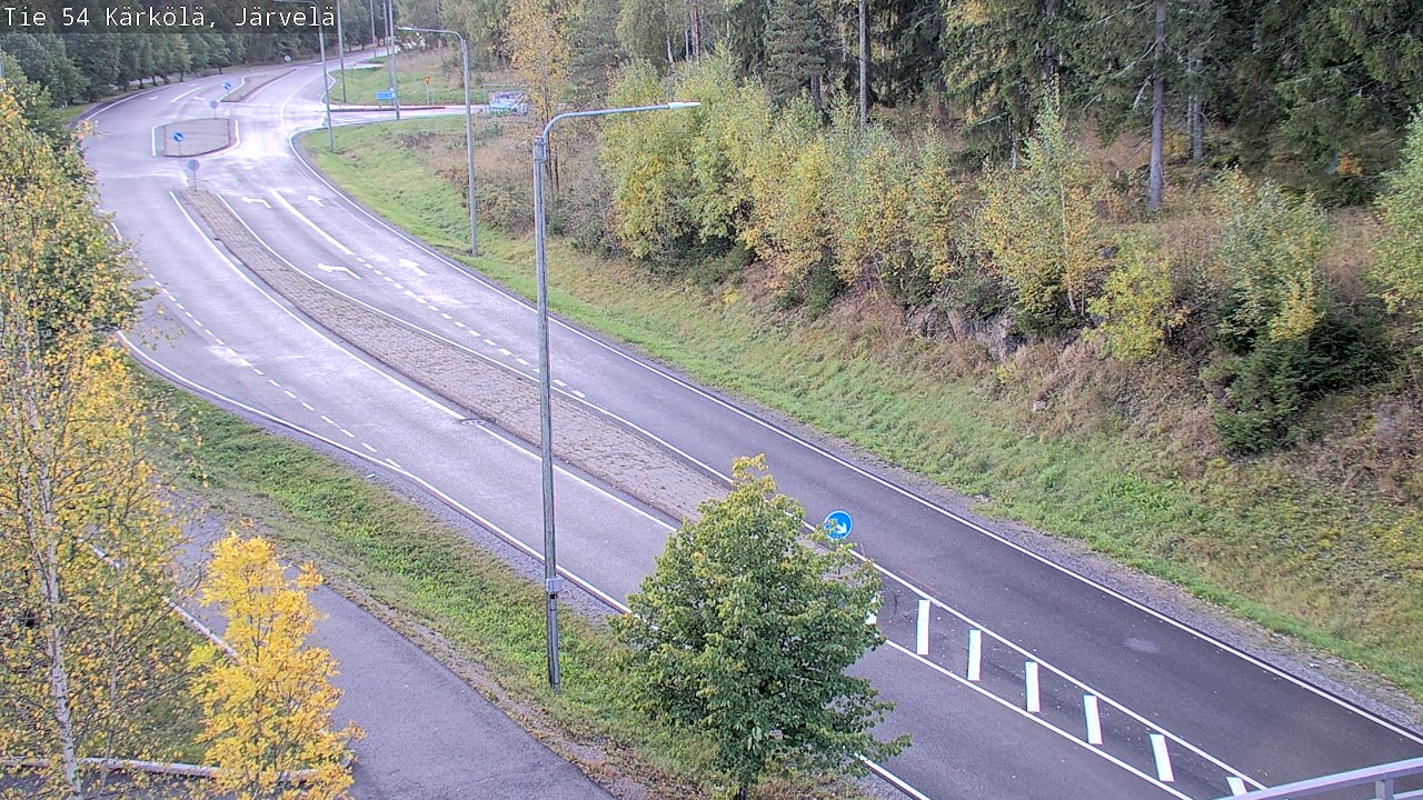 Weather Camera Image Väg 54 Kärkölä, Järvelä, Kärkölä, Päijät-Häme