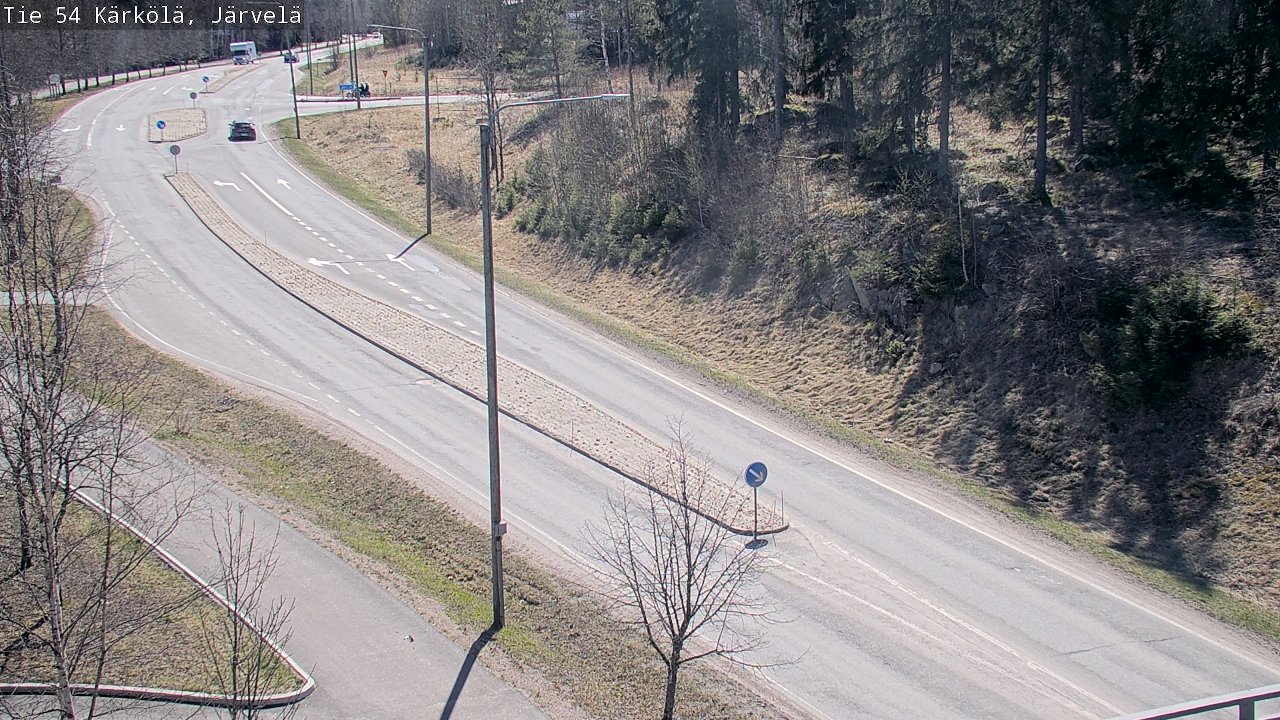 Weather Camera Image Väg 54 Kärkölä, Järvelä, Kärkölä, Päijät-Häme