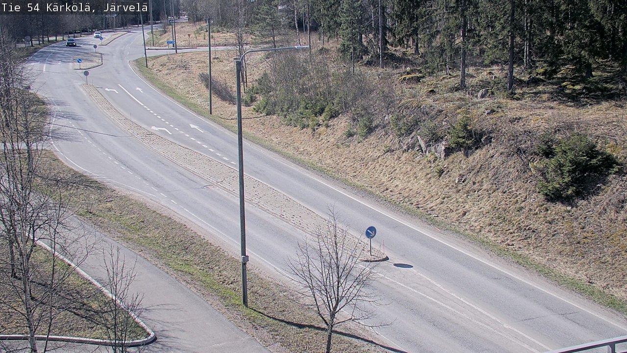 Weather Camera Image Väg 54 Kärkölä, Järvelä, Kärkölä, Päijät-Häme