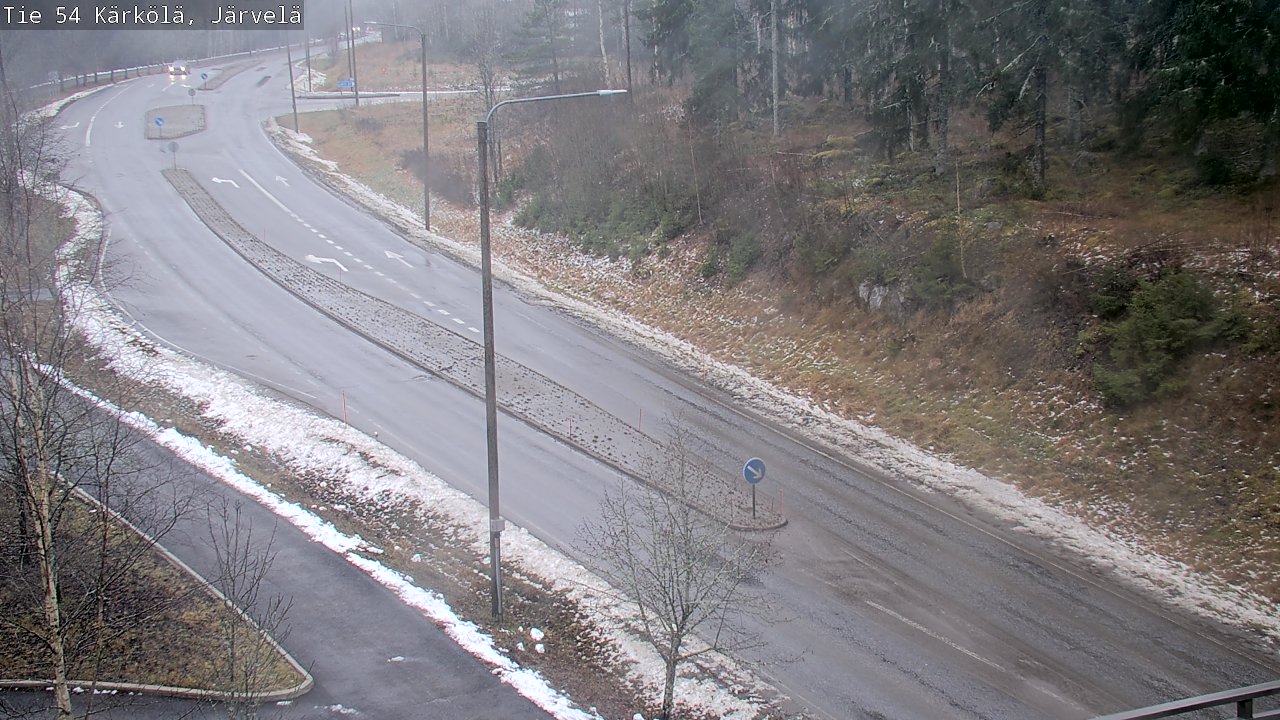 Weather Camera Image Väg 54 Kärkölä, Järvelä, Kärkölä, Päijät-Häme