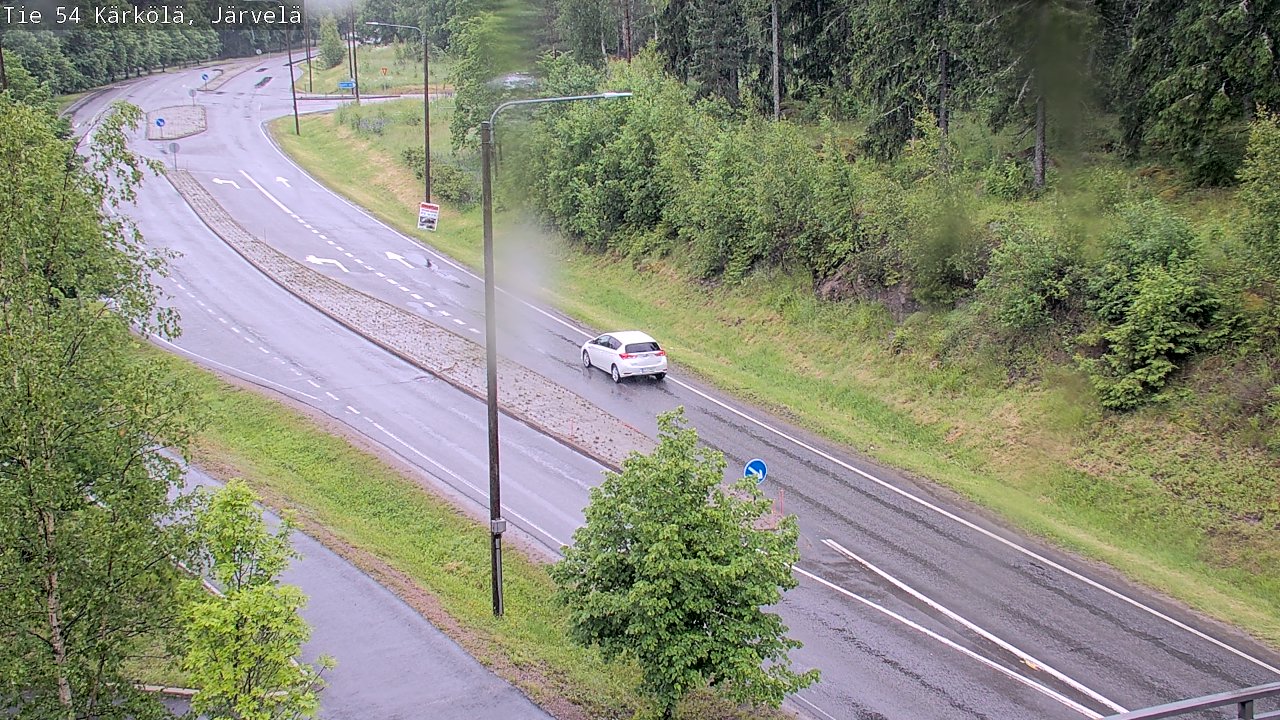 Weather Camera Image Väg 54 Kärkölä, Järvelä, Kärkölä, Päijät-Häme