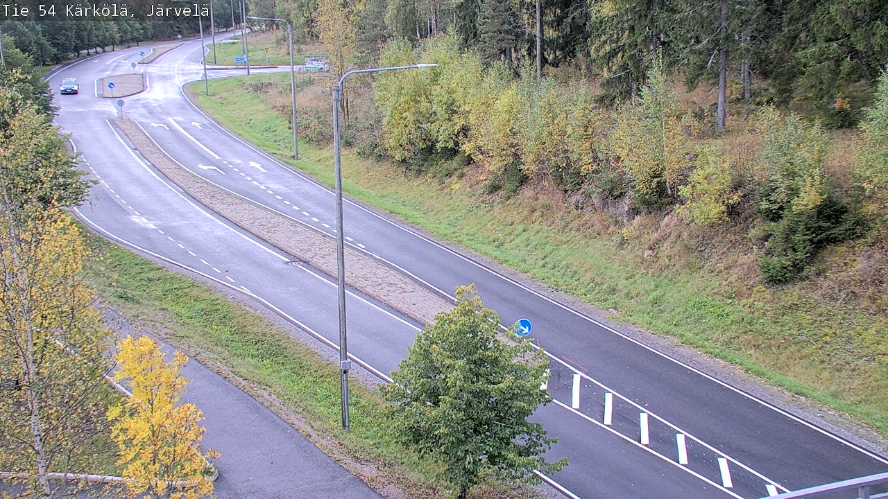 Weather Camera Image Väg 54 Kärkölä, Järvelä, Kärkölä, Päijät-Häme