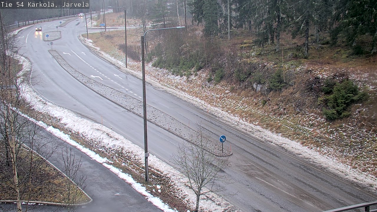 Weather Camera Image Väg 54 Kärkölä, Järvelä, Kärkölä, Päijät-Häme