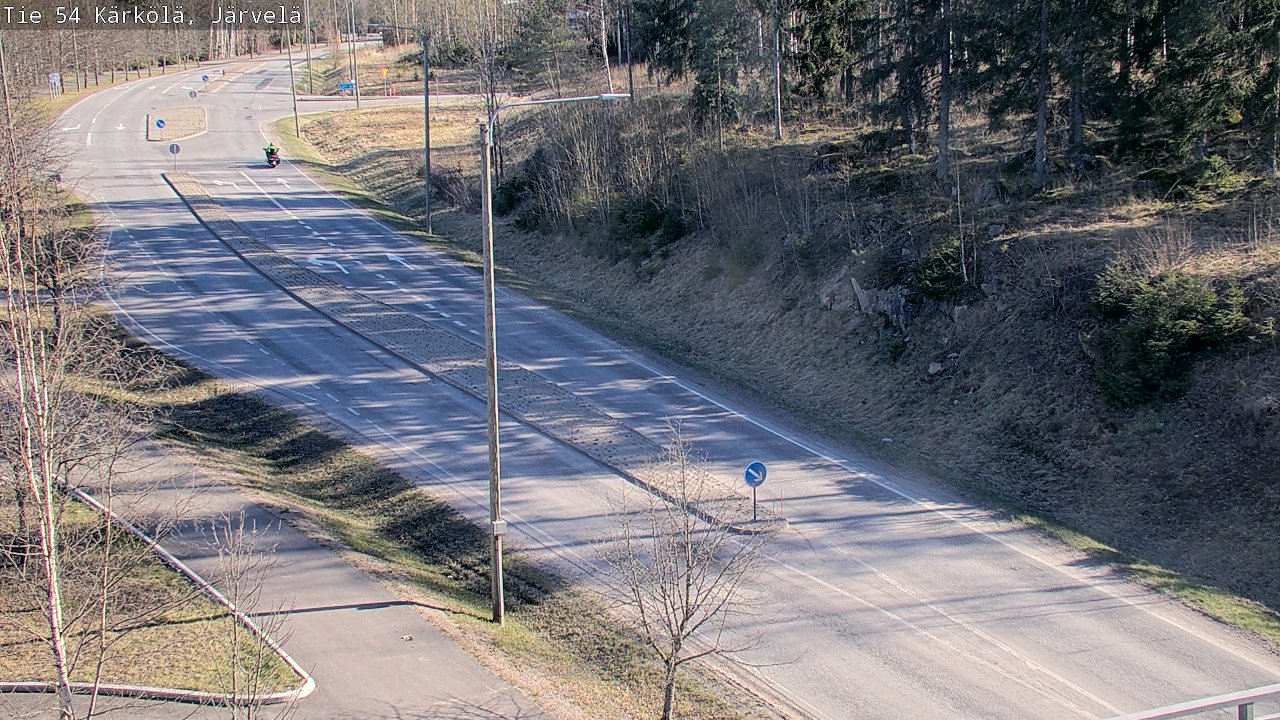 Weather Camera Image Väg 54 Kärkölä, Järvelä, Kärkölä, Päijät-Häme